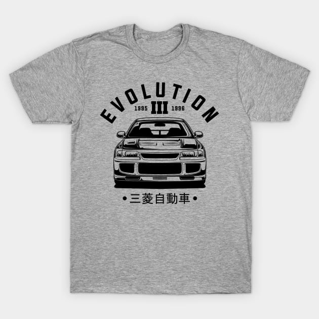 Lancer Evolution 3 T-Shirt by idrdesign